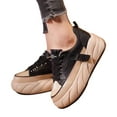 thumbnail image 4 of Woman Trendy Elevating Flats Casual Shoes Size 36-40 Elevator Shoes New Z6 G8B0, 4 of 6
