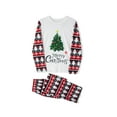 thumbnail image 3 of Family Christmas Pajamas Matching Sets Christmas Tree Xmas Sleepwear Long Sleeve PJs Outfits, 3 of 10