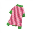 thumbnail image 4 of Empty Quilted Winter Pet Four-legged Clothes Striped Full Body Clothes Pet Clothes, 4 of 9