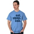 thumbnail image 5 of Eat Sleep Fish Fishermen's Life Funny Men's Graphic T Shirt Tees Brisco Brands S, 5 of 6