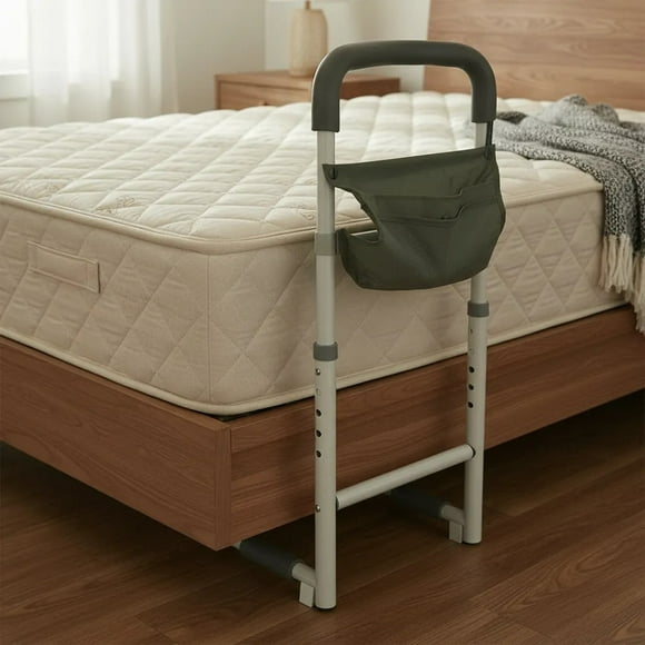 Barandal para Cama Seguridad Apoyo para Adulto Mayor C/luz Blanco