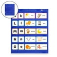 thumbnail image 2 of Magnetic Pocket Chart Double-Sided Hanging Schedule Pocket Chart pocket chart desk Blue, 2 of 9