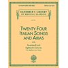 Schirmer's Library of Musical Class 24 Italian Songs & Arias of the 17th & 18th Centuries - Medium Low Voice Book, Book 1723, (Paperback)
