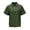 17C# Army Green, variant on Polo Shirts for Men Classic Button Lapel Vintage Distressed Shirt Summer Regular Fit Short Sleeve Acid Wash Tops Navy L