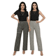 thumbnail image 1 of Set De Dos Pants De Mujer Pantalones Anchos Casual O Elgante Pans Stretch, 1 of 5