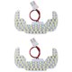 thumbnail image 1 of 2 bombillas LED de lectura Canbus para Jimny JB23 JB33 JB43 JB53 1998-2018 para interiores, luces de techo, luces de mapa, 10 bombillas LED T10 de 6 luces azules para coche, 1 of 5