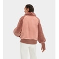 thumbnail image 2 of UGG Women's Augusta Sherpa Baseball Jacket, Firewood, X-Small, 2 of 4