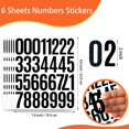 thumbnail image 2 of Stickers de números para buzón YINBEI de vinilo impermeable de 2 pulgadas, 2 of 6