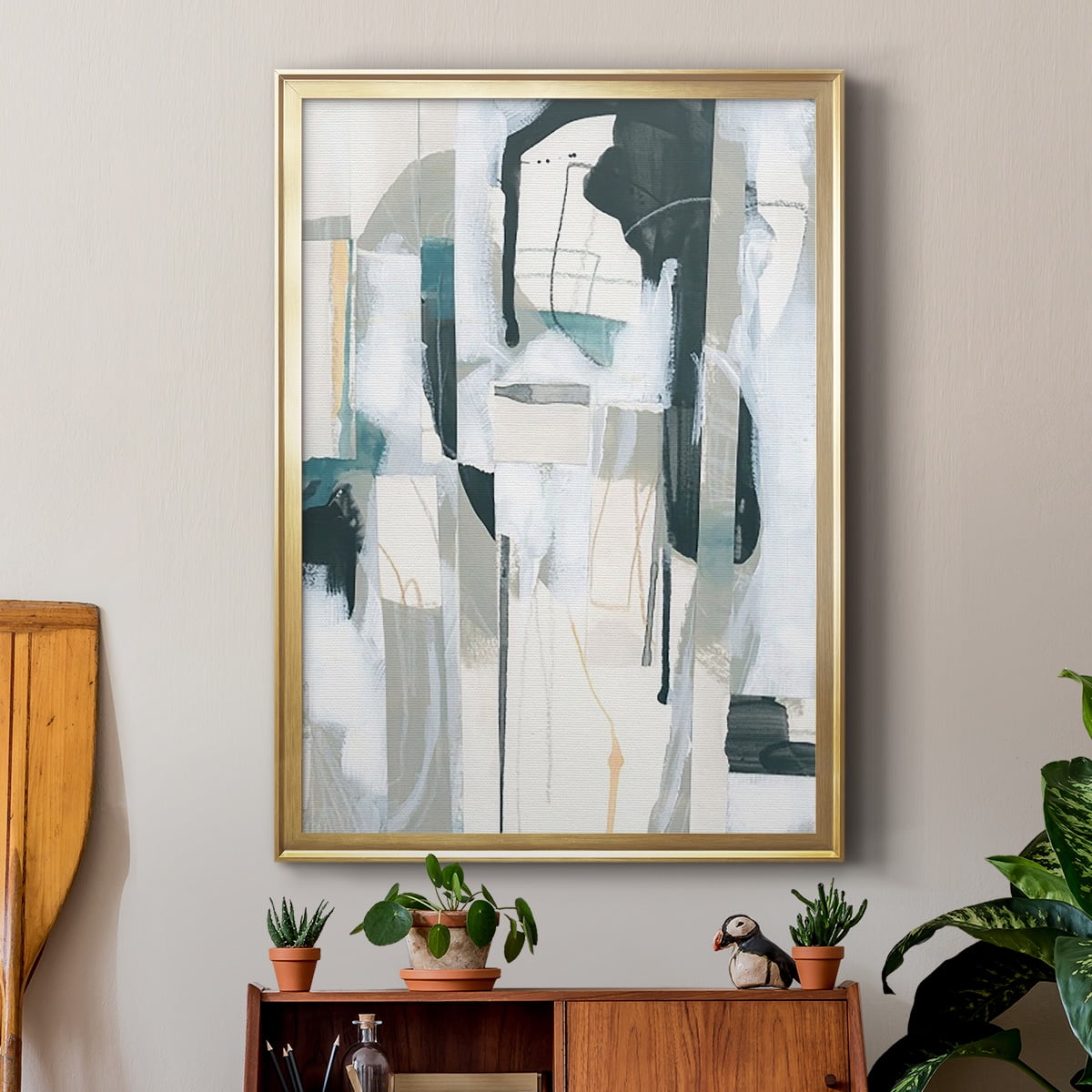 Sea Cavern Strata II Premium Framed Print, in Gold, Black, or Silver - Ready to Hang