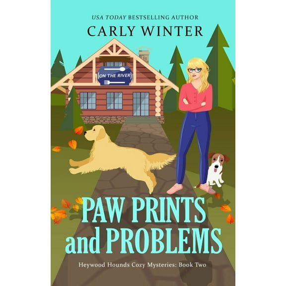 Heywood Hounds Cozy Mysteries Paw Prints and Problems: A Talking Dog Cozy Mystery, Book 2, (Paperback)