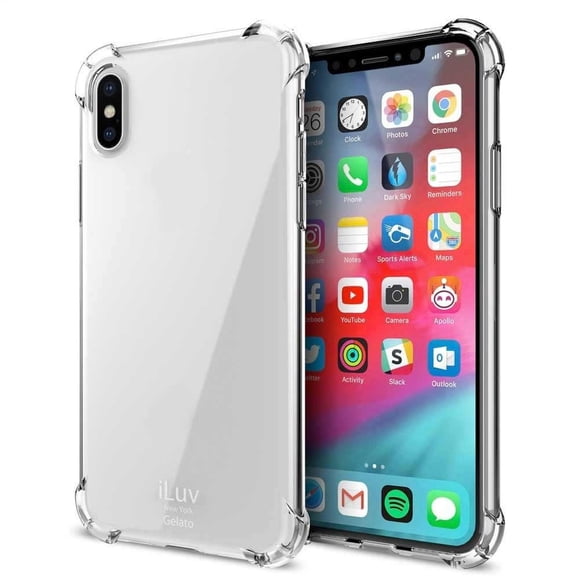Funda iLuv Gelato para iPhone X y Xs TPU Translucido