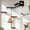 Black 4 in 1, variant on Gray Foam 3 in 1 Cat Wall Shelves Set Mounted Climbing for Sleeping Playing Lounging