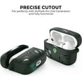 thumbnail image 3 of AmPm Rugged AirPods Pro Case Cover Hard-Shell TPU Protective Cover Shockproof Compatible with AirPods Pro Charging Case (Midnight Green.), 3 of 7