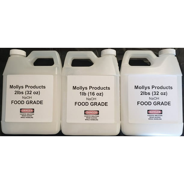 5 lbs 99 Food Grade Lye for Soap Making (PACKAGING CONTAINERS MAY VARY