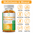 thumbnail image 4 of (3 PACK)Multivitamin for Women and Men - Vitamin A, C, B2, B3, B5, B6, B12 Calcium, iron, zinc Supplements, Energy, Stress & Immune Support - 360 Vegetarian Capsules, 4 of 7