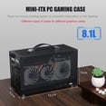 thumbnail image 2 of Funda para juegos de PC KXRORS S300 Mini-ITX con puerto USB 3.0 tipo C, 2 of 9