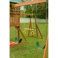 thumbnail image 4 of Creative Cedar Designs Mountain View Lodge Swingset With Yellow Accessories and Green Slide, 4 of 7