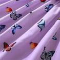 thumbnail image 7 of Girls Toddler Dress Summer Full Butterflies Print Little Flying Sleeve Colourful Beach Wear For Kid Infant size 7T, 7 of 7