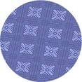 thumbnail image 1 of Ahgly Company Indoor Round Patterned Sky Blue Dress Blue Area Rugs, 6' Round, 1 of 6