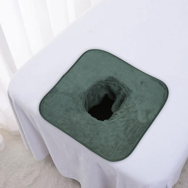 BELOVING Protège-Serviette de Table de Massage Couvre-Lit Peau Serviette Allongée pour Lit de Massage Vert