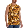thumbnail image 2 of Balery Desert Camouflage Camisetas sin mangas para hombre, absorbe la humedad y protege contra el mal olor.-Small, 2 of 7