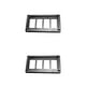 thumbnail image 4 of Riwesomey Panel de interruptores, interruptor basculante, carcasa de montaje en Panel, marco de aluminio para coche, motocicleta, barco, 2 agujeros Type1 NO1 Riwesomey CBP169921, 4 of 6