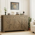 FETON 55" Buffet Sideboard with Storage, Modern Farmhouse
