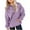 Purple, variant on Girl Hoodies Fleece Jacket Cute Hoodies for Teen Girls, Trendy Oversized Hooded Sweatshirts, Long Sleeve Printed Hoodies Shirts Fall Clothes Purple 5-6Y