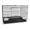 A and E Cage Co. Case of 4 24"x16" Flight Cage - Black