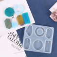 thumbnail image 2 of Pendant Casting Mold 6 Grids Jewelry Silicone Mold Necklace Casting Mold, 2 of 10