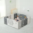 thumbnail image 6 of Kids and Toddlers' Playpen,Kids Activity Center Safety Play Yard for Indoor&Outdoor,Plastic,Portable,59"x59", 6 of 7