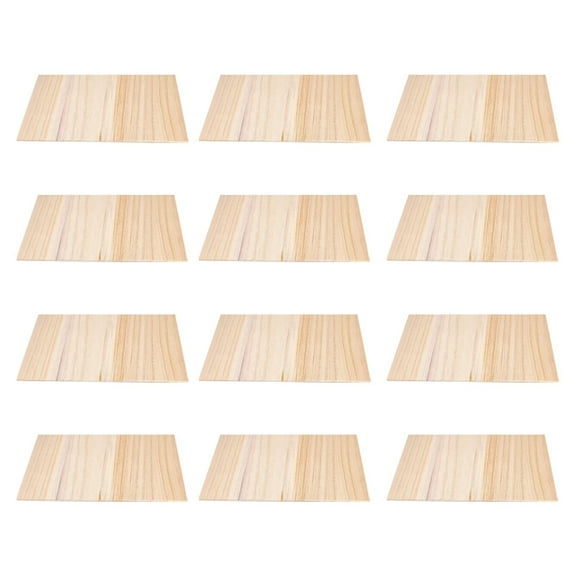 NUOLUX Karate Training Break Boards Wooden 12Pcs 11.6X7.9X0.1In