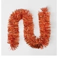 thumbnail image 7 of chaungfeng 1pc 79" Length Thanksgiving Day Decorations, Orange Stripe Tinsel Garland Festive Decorations for Christmas Tree Home Courtyard Decoration, 7 of 7