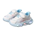 thumbnail image 4 of Zanarzt Running Shoes for Kids Girls Sneakers Light Up Shoes Breathable Stylish Printed Platform Sneakers Blue,US 8.5, 4 of 7