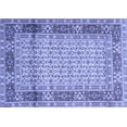 thumbnail image 1 of Ahgly Company Indoor Rectangle Persian Blue Traditional Area Rugs, 2' x 5', 1 of 4
