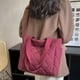 thumbnail image 5 of Bolsa De Hombro Bolsa de viaje de compras de moda Color sólido Simple Gran capacidad Suave para el trabajo Tmvgtek Para Estrenar, 5 of 9
