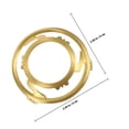 thumbnail image 2 of Mobutofu 1Set Golden Copper Fixing Ring for Light Fixture Holder Easy Installation Homeowners DIY Compatibility, 2 of 5