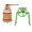 Green 4, variant on Manual Fruit Wine Press and Crusher with Filter Bag, Stainless Steel Apple Grape Berry Crusher for Kitchen