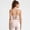 Light Pink, variant on Women's Tanks Workout Tank Top With Back Design And Supportive Sports Bra For Yoga Fitness And Gym Training White M
