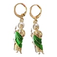thumbnail image 1 of San Judas Tadeo aretes, oro laminado 18 kilates, 1 of 5