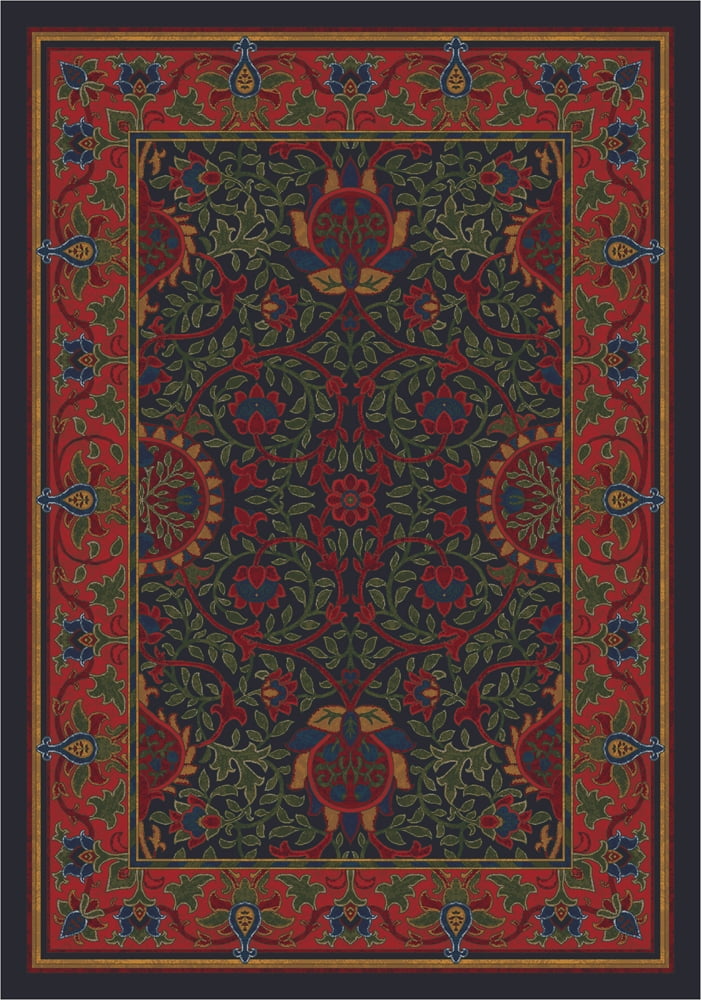 Milliken Pastiche Area Rug SUMERO RUSSET EBONY Sumero Russet Ebony