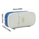 thumbnail image 3 of Macaron Colour Blocking Canvas Pencil Bag Large Capacity Student Kids Pencil Bag Solid Colour Multifunctional Stationery Box Opening Season Gift, 3 of 6
