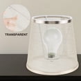 thumbnail image 4 of BEADCEST 1Pc Golden Cloth Lampshade Decorative Lamp Cover Chandelier Shade with Transparent Retro Style, 4 of 7