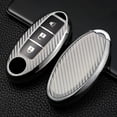 thumbnail image 1 of Car Key Fob Cover Case Protector TPU Carbon Fiber Remote Car Key Fob Case Cover Holder Shell For Nissan Infiniti, 1 of 12