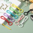 thumbnail image 6 of Keychain Clips with O Rings, Quick Release Key Chain Rings Spring Double Ring Holder, 6 of 7