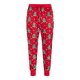 thumbnail image 5 of Men's Christmas Print Fleece Jogger Sleep Pants from Holiday Time, Sizes S-2XL, 5 of 5