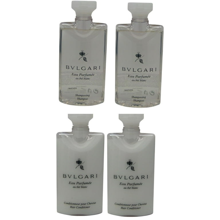Bvlgari White Tea au the blanc Shampoo Conditioner lot of 4 2 of each Walmart