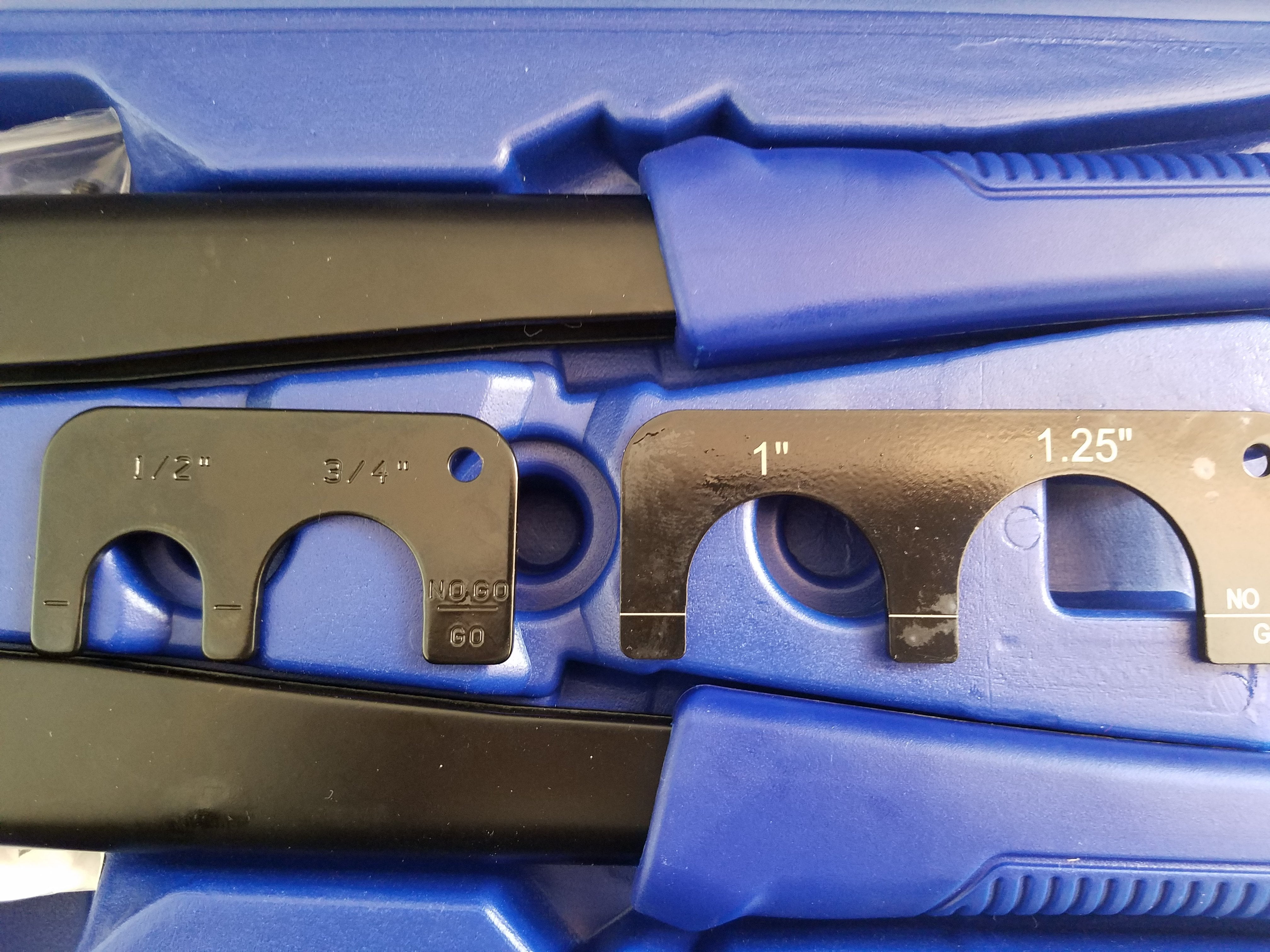1/2", 3/4", 1", and 1 1/4" Pex crimp Multi-Tool