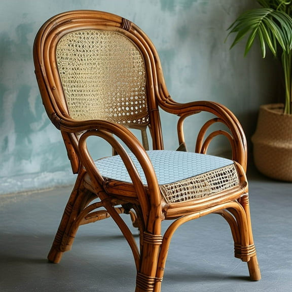 Premium Soft Comfortable Transparent Seat Cushion for All Seasons, Non-Slip Straps, Durable & Ergonomic Design for Long Sitting, 40cm Home Office Chair Pad