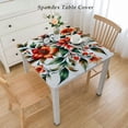 thumbnail image 2 of BANET Rectangle Tablecloth Watercolor Red Poppies Flowers Tablecloths Oblong Washable Table Cover Wrinkle Free Anti-Fading Table Cloth for Picnic Kitchen Dinning Tabletop Decor White, 2 of 7